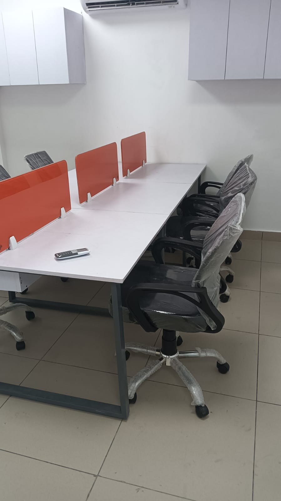 Office workstation area, cash-management office, Ludhiana